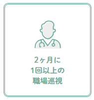 2ヶ月に1回以上の職場巡視