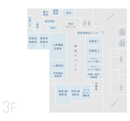 フロアマップ3F